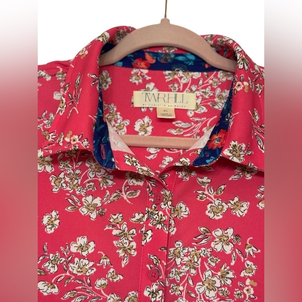 TWR HLL Long Sleeve Shirtdress with Belt - Picture 8 of 11